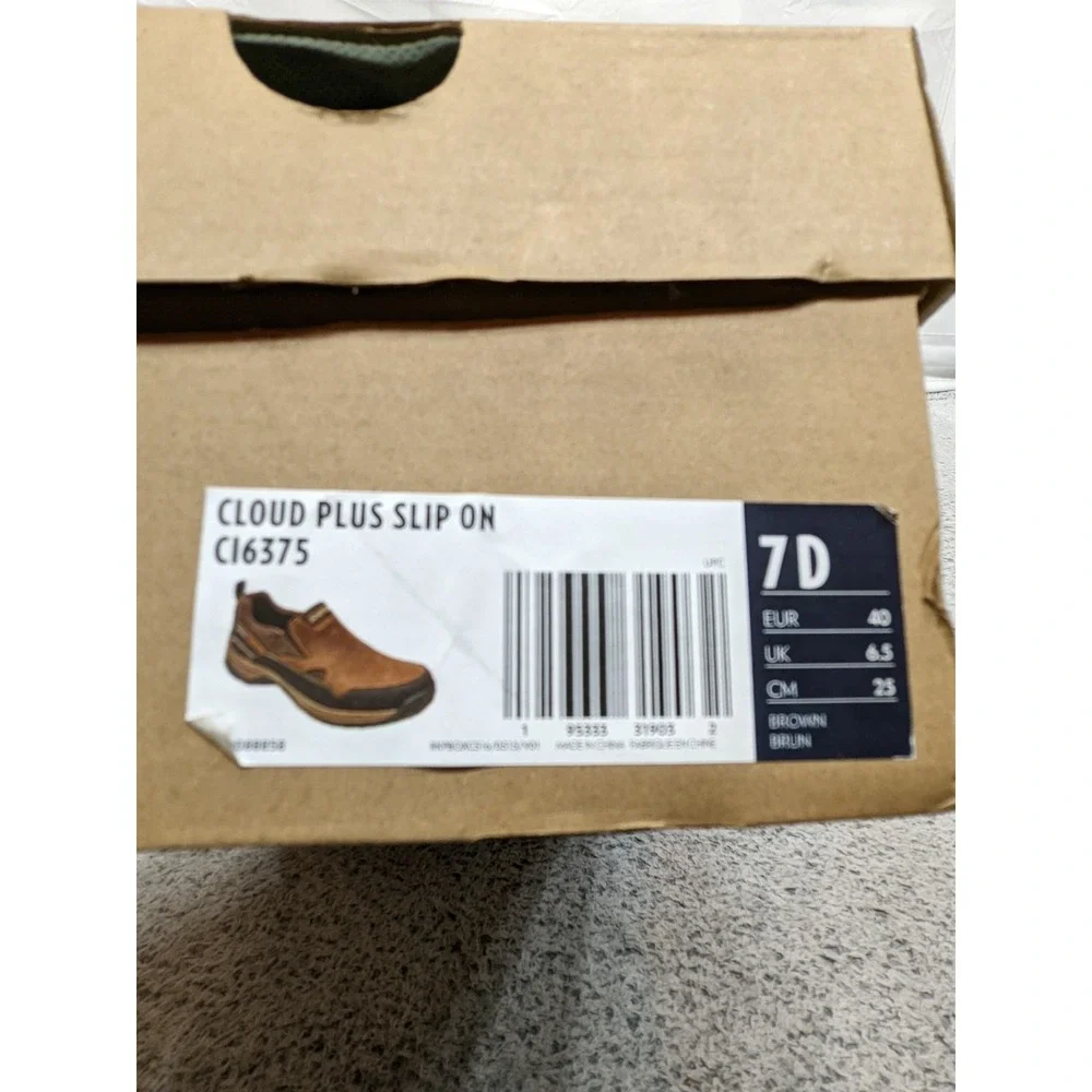 New Dunham‎ Cloud Plus Slip-On Men's 7D Brown Waterproof Hiking Shoes CI6375 NIB